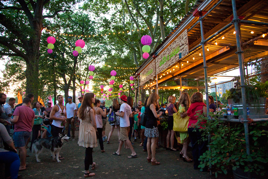 The beer garden at The Oval (Photo by M. Fischetti for Visit Philadelphia)