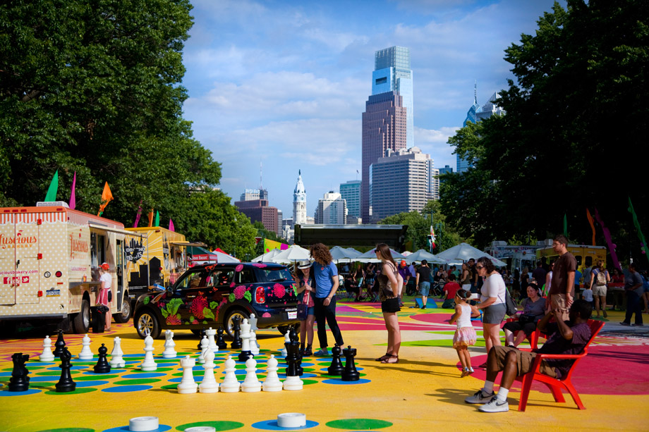 Chess at The Oval (Photo by M. Fischetti at Visit Philadelphia)