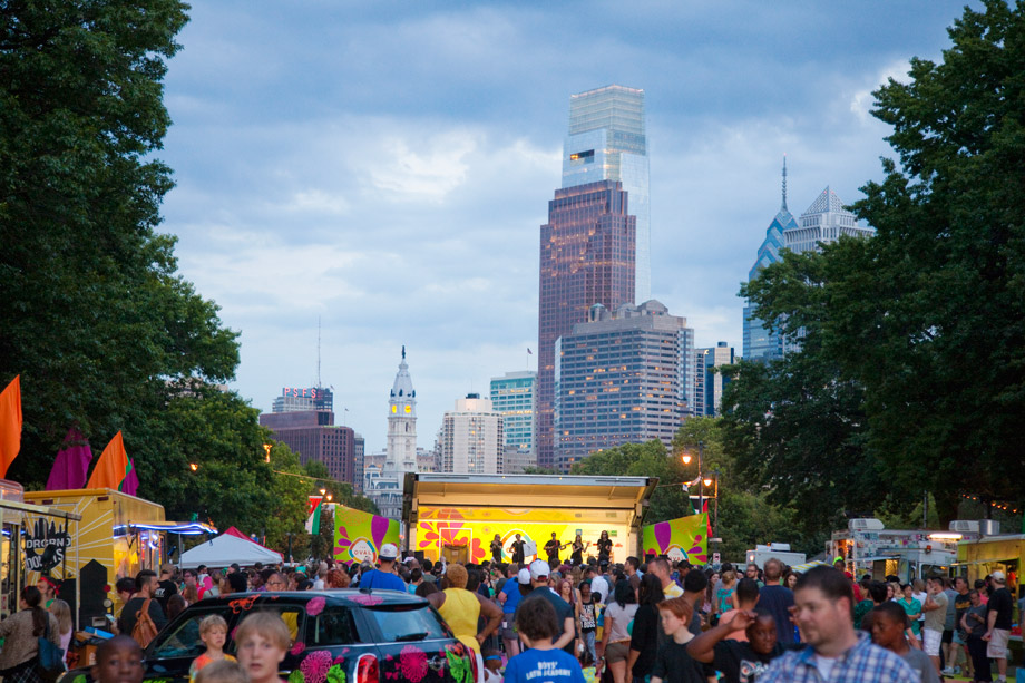 A concert at The Oval (Photo by M. Fischetti for Visit Philadelphia)